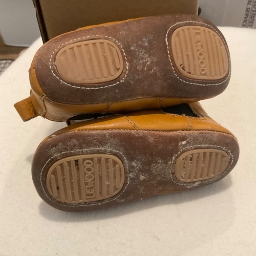 Liewood BEST US7 booties Edith Leather Slippers Yellow mustard bear WALKER - Picture 6 of 7