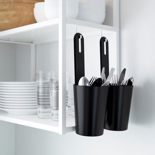 Nuevo IKEA ENHET Pared para W Estantes Blanco 40x15x75 cm - Imagen 6 de 8