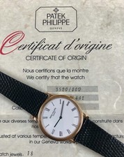 PATEK PHILIPPE CALATRAVA 3520 ORIGINAL PAPERS 2