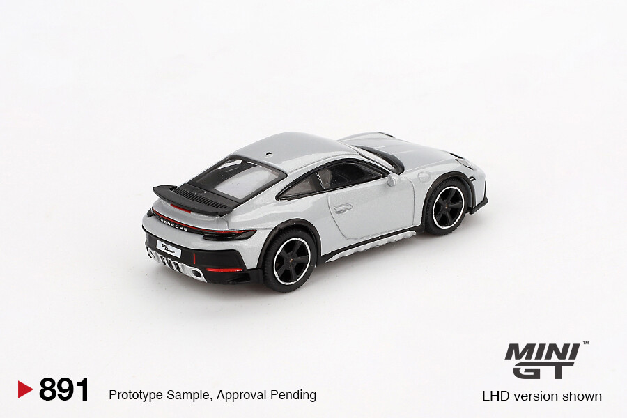 In Stock) Mini GT #891 1/64 Porsche 911 Dakar Ice Gray Metallic
