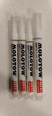 Molotow Empty Pump-Marker  111 EM 2mm and 211 EM 4mm Round Tip Refill Extension 