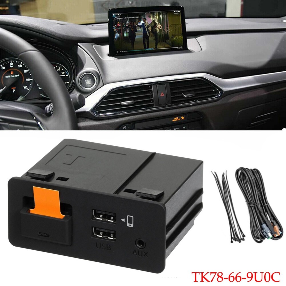 マツダ レトロフィットキット TK78-66-9U0C 00008FZ34 1 Set TK78-66-9U0C CarPlay Auto Retrofit Kit For Mazda