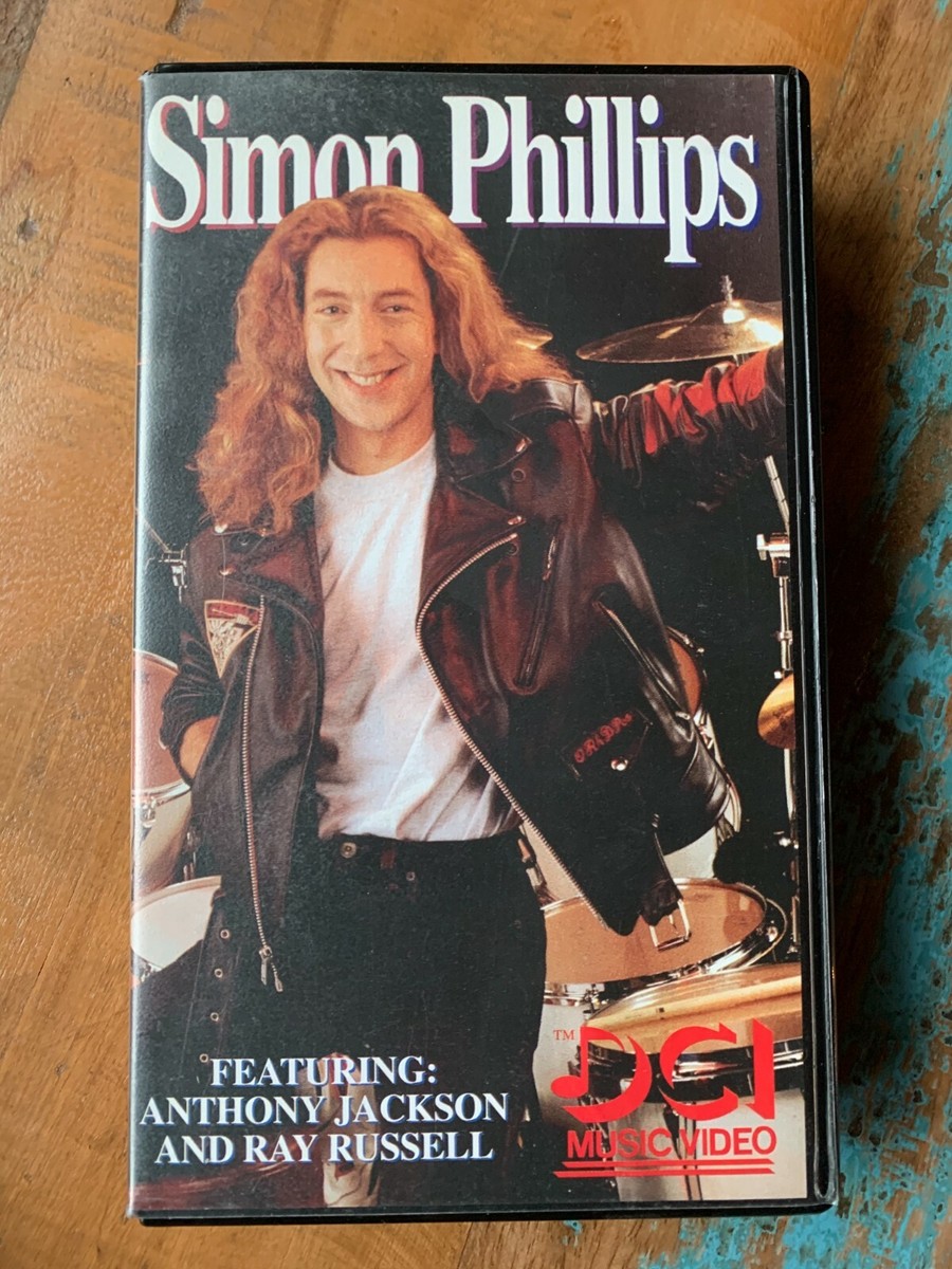 SIMON PHILLIPS - DCI MUSIC VIDEO VHS - Drum Instructional