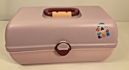 VTG Caboodles 2630 Make Up Travel Case Vanity Mirror Pink