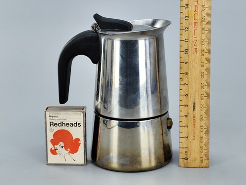 Small Guido Bregna Italian Moka Pot Espresso Coffee Maker Stove Top - Picture 11 of 11