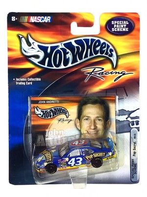 John Andretti #43 Pop Secret 2003 Richard Petty Hot Wheels NASCAR 1/64 Die-Cast