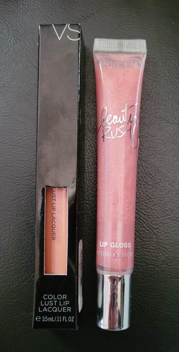 2pc Lot Victoria's Secret Beauty Rush Lip Gloss & Color Lust Lip