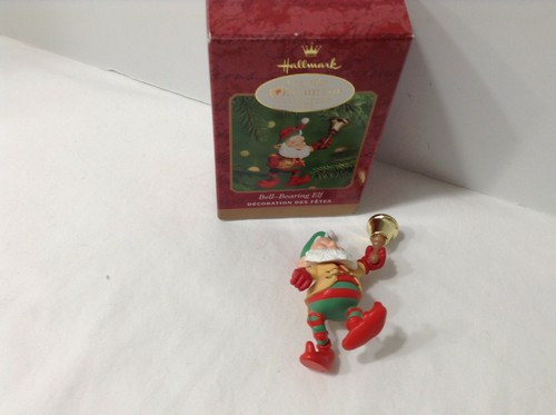 NEW!! Hallmark Keepsake Ornament Bell -Bearing Elf 2000 Collectible
