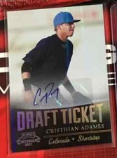 2011 Playoff Contenders Draft Ticket Autographs #DT55 Cristhian Adames