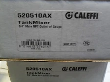 Caleffi 520510AX Tankmixer 3/4" Male NPT water heater mixing valve with Guage