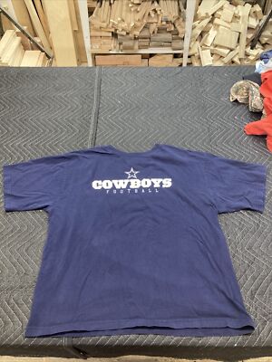 Dallas Cowboys T-Shirt Dark Blue Size XL Authentic Apparel NFL Very Nice Shape