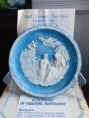  Shall I Compare Thee to a Summer's Day  Collector s Plate No. 1791D