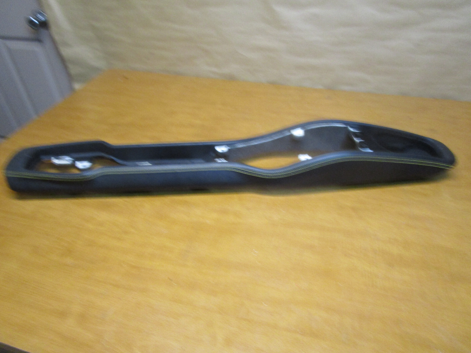 Ferrari 458 - Center Console Black Leather With Yellow Stitching - P/N 81286700