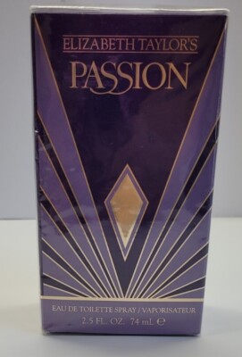 Elizabeth Taylor Women's Perfume Passion Eau De Toilette Spray 2.5 Fl Oz New