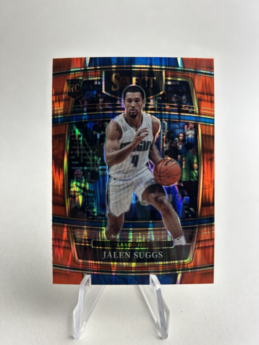 2021-22 Panini Select #27 Jalen Suggs Orange Flash Prizms Rookie