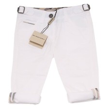 9612O pantaloni bimba bianco BURBERRY  trousers pants kids