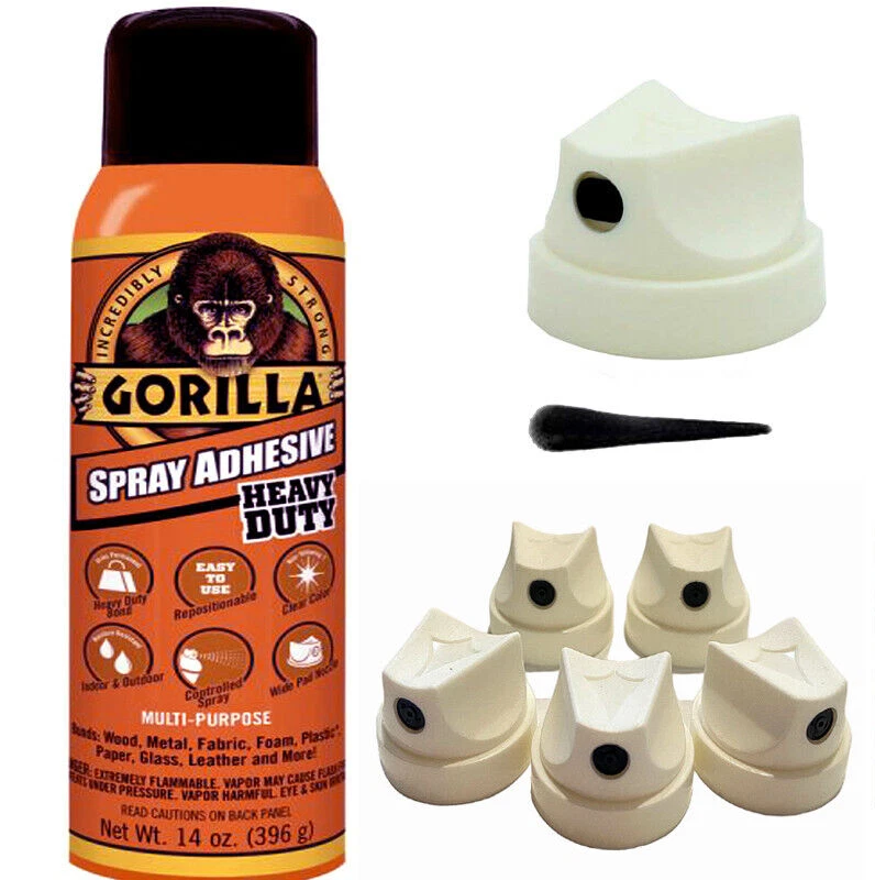 5 Spray NOZZLES for Gorilla Spray Adhesive - Gorilla Glue Adhesive Spray