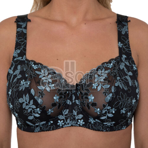 Ladies Gemm Full Cup Underwired Bra Plus Size Firm Hold Lace Large Pretty Uk New - Afbeelding 14 van 15