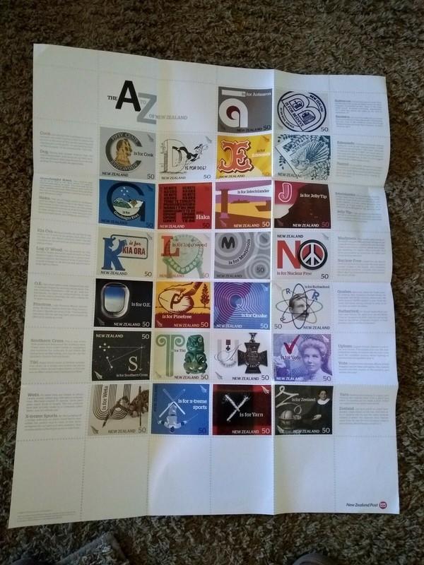 A To Z of New Zealand Poster
