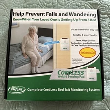 Smart Caregiver Cordless Bed Exit Monitor System Alarm. NEW IN BOX. SEE PICS. 