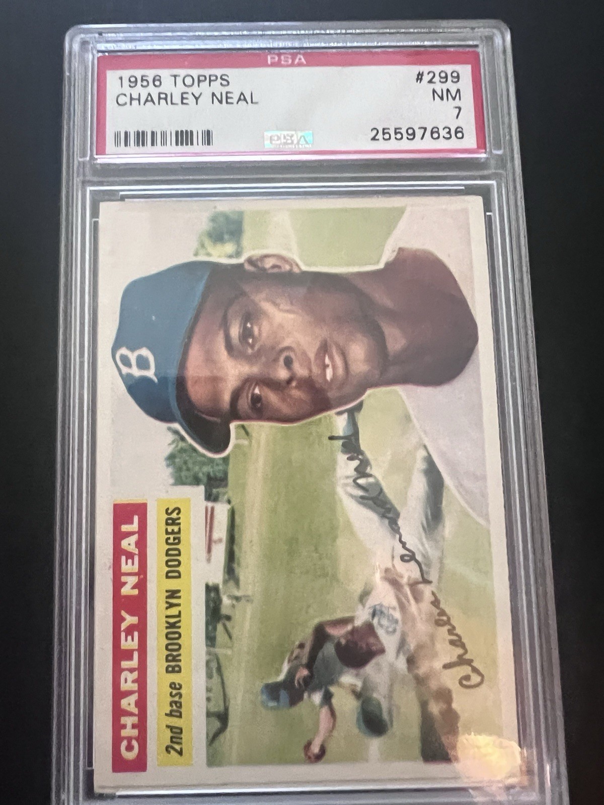 1956 Topps TOPPS #299 Charley Neal front