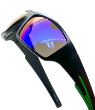 Sunglasses Blue Mirror Lens Sports Driving Golfing Running Shades UV400 Protect