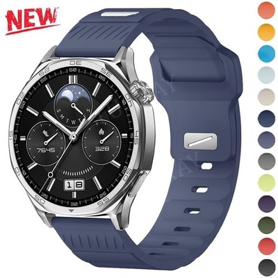 Sport Silikon Uhrenarmband Ersatz für Huawei Watch 4 3 Pro GT 6 5 4 3 2 2E 46mm