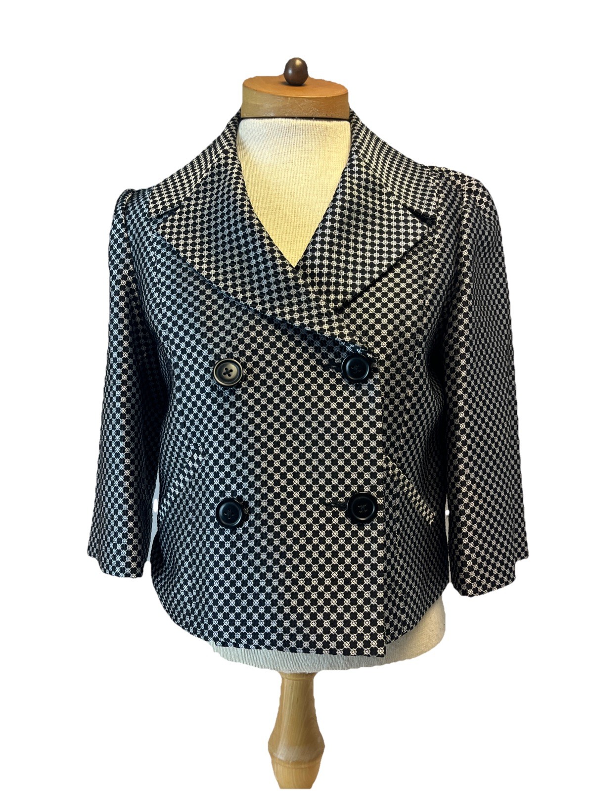 Express Design Studio Cropped Double Breasted Jac… - image 1