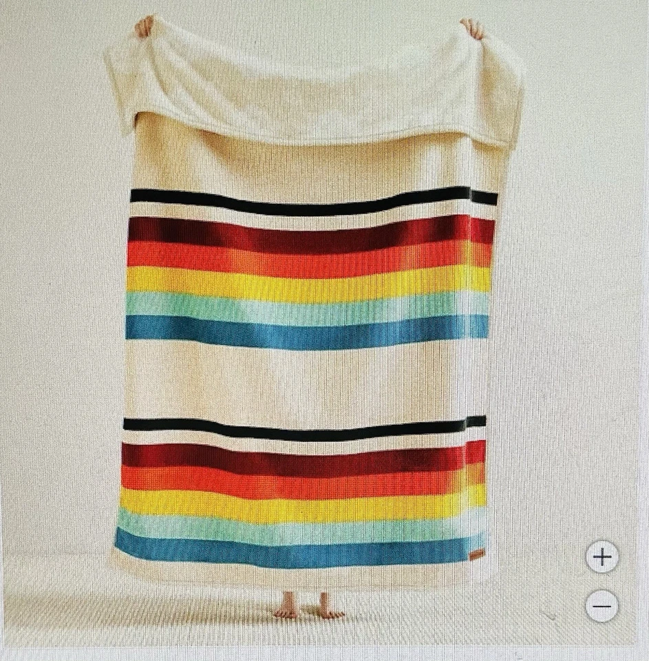 NUEVO Pendleton Reversible Felpa Tiro-50x70 pulgadas Montaje Foraker 100% Poliéster Foto 2 de 4