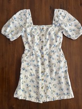 Old Navy Floral Linen Button Dress - Size XS - Worn Once!