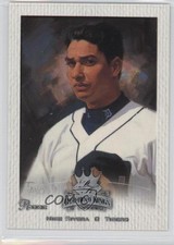 2002 Donruss Diamond Kings Rookie Mike Rivera #120 0q3