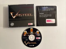 Vasteel (TurboGrafx-CD, 1993) CIB Map Disc Clean Working Designs VGC No Manual