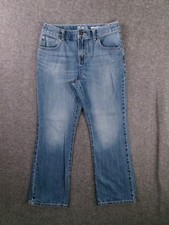 Place Jean Youth 10 Husky Blue Bootcut Causal Light Wash Faded Western Cowboy