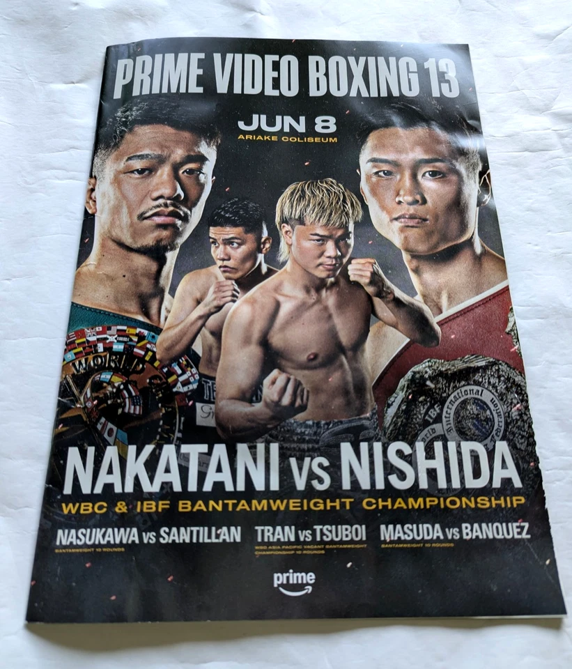 Boxing Program Junto Nakatani vs Ryosuke Nishida WBC/IBF Unification & Tenshin - Image 2 of 4