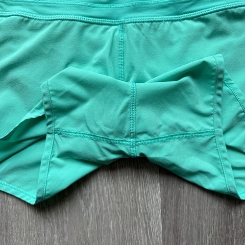 Lululemon Teal Run Times Athletic Shorts Lightweight Performance Bali Breeze 10 - Picture 3 of 11