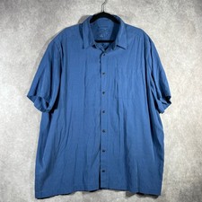 5.11 Tactical Series Shirt Mens Size XL Blue Short Sleeve Snap Workwear Ripstop