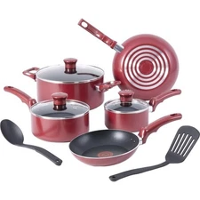 T-Fal B500SADI 10-Piece Essentials Cookware Set