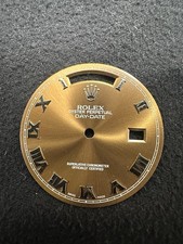 Rolex Day-Date Zifferblatt 36mm Lachs Rose Gold Sunray r&ouml;mische Zahlen Original