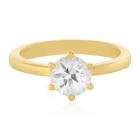 Cavill Gelbvergoldeter Zirkonring 925 Sterling Silber Damen 1,35Ct