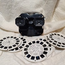 Vintage Sawyers View master With 6 Reels of vintage cartoons scooby doo more