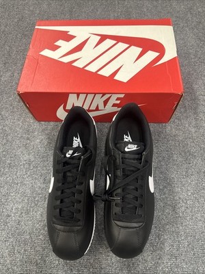 Size 10.5-Nike Cortez Basic Black/White