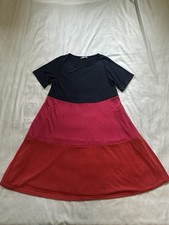 Alembika Tiered Dress 4 Sz 14 Swing Midi Dress Lagenlook