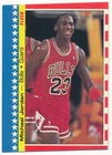 MICHAEL JORDAN 1987/88 FLEER BASKETBALL #2 STICKER CARD CHICAGO BULLS RARE SP