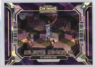 2023-24 Panini Contenders Suite Shots Playoff Ticket 52/99 De'Aaron Fox #17 7y2