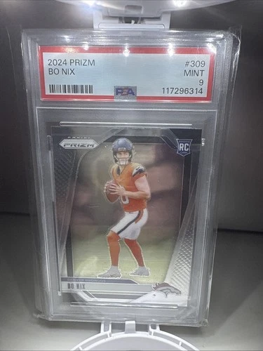 2924 Prizm Bo Nix PSA 9
