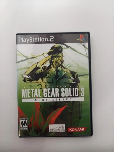 Metal Gear Solid 3 Subsistence PS2 Tested Complete CIB Both Discs