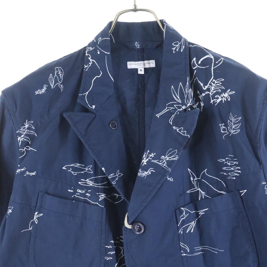 Engineered Garments Tailored Jacket Pattern Navy … - image 3
