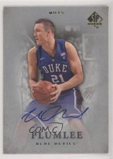 2012-13 SP Authentic Auto Miles Plumlee #29 Auto fm0