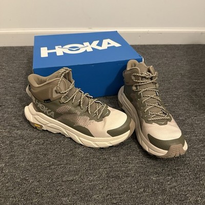 Hoka Trail Code Gore-Tex Dune Eggnog Sneakers Size 7.5 D