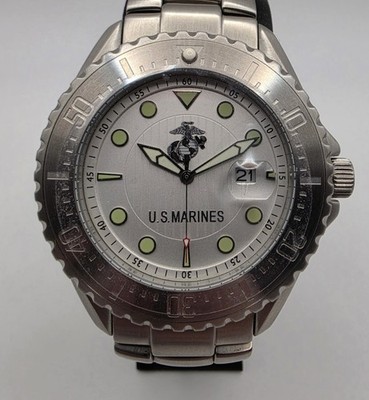 Swiss Watch Company Taskmaster 4 - US Marines - 100M/330Ft,New With New Battery!